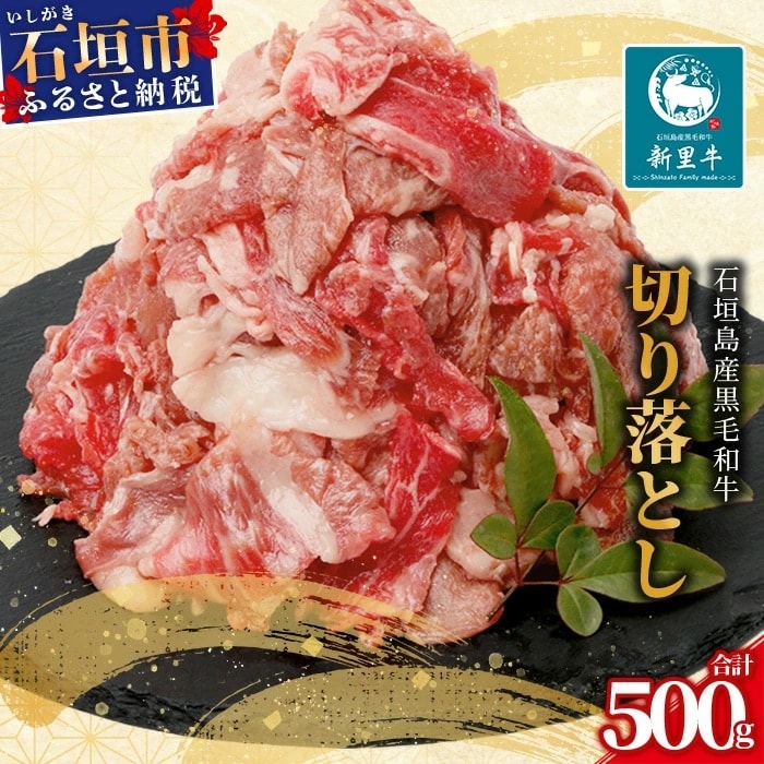 石垣島産 黒毛和牛 新里牛 多用途抜群! 切落し (500g×1) 500g