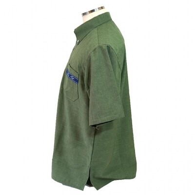 みんさウェア ボタンダウン(抹茶) 男性用 Lサイズ