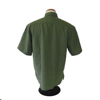 みんさウェア ボタンダウン(抹茶) 男性用 Lサイズ