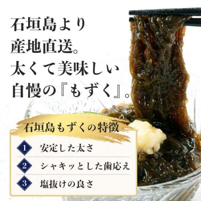 石垣島産 八重山地方で育った養殖もずく10パック・内容量500g×10 合計5kg