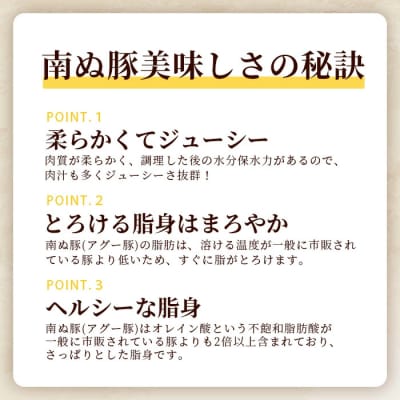 南ぬ豚 切り落とし 1kg (250g×4) 自家用