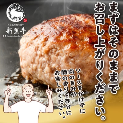 石垣島産 黒毛和牛 新里牛 職人手ごね生ハンバーグ 10個(150g×10)合計1,500g