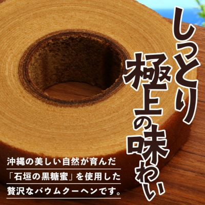 石垣島 やし屋手作り 黒糖バウムクーヘン　直径15cm以上×2箱