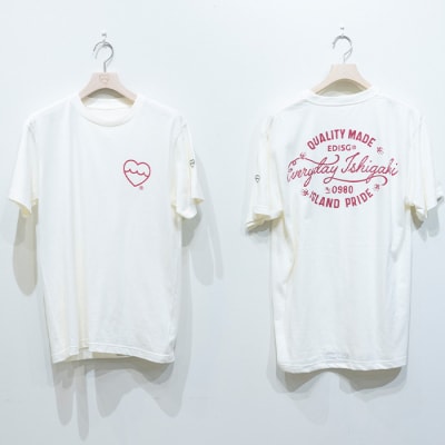 EDISG Tシャツ Island Pride【カラー:オフホワイト】【XSサイズ