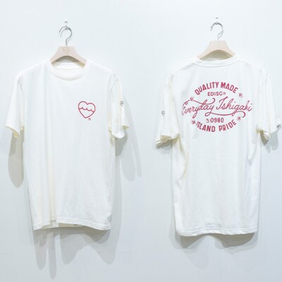 EDISG Tシャツ Island Pride【カラー:オフホワイト】【Lサイズ】