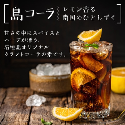 島コーラS 3本セット【沖縄県 石垣島 コーラ クラフトコーラ ハーブ ウコン スパイス】CS-2