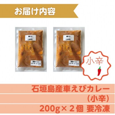 石垣島産車えびカレー(小辛)【冷凍 2食】石垣島のカレー専門店が作るご当地カレー