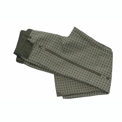 みんさー織 総手織りパンツ(楕円ヒチガーラ グレイッシュ)Lサイズ AZ-66-1