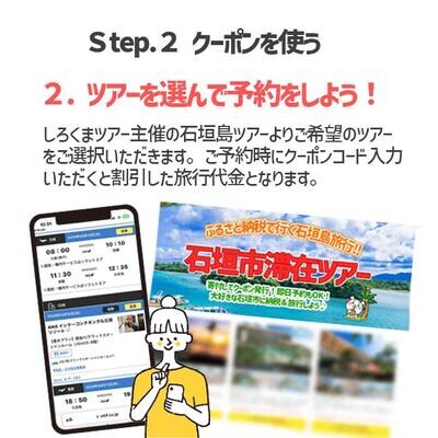 【石垣市】しろくまツアーで利用可能なWEB旅行クーポン (450,000円分)