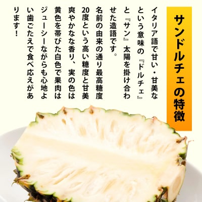 最高糖度20度⁉ クリーミーな味わいが魅力の石垣島産完熟サンドルチェ 2個セット