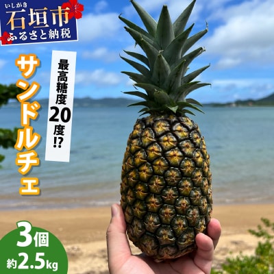 最高糖度20度⁉ クリーミーな味わいが魅力の石垣島産完熟サンドルチェ 3個セット