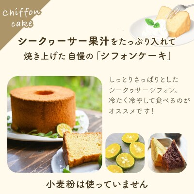 石垣島のゆがふセット(シークヮーサーのゆがふシフォン・ゆがふさぶれ3枚)PK-003