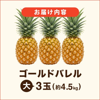 ≪5月上旬順次発送≫ゴールドバレル 大 3玉(約4.5kg) TP-17