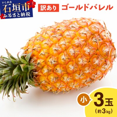 ≪5月上旬順次発送≫ 訳あり ゴールドバレル 小 3玉(約3kg) TP-18