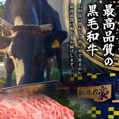 【島んちゅ焼肉豪】の石垣島産黒毛和牛盛り合わせ SF-004