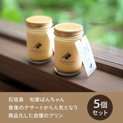 石垣島の卵がたっぷり やさしいプリン 5個セット