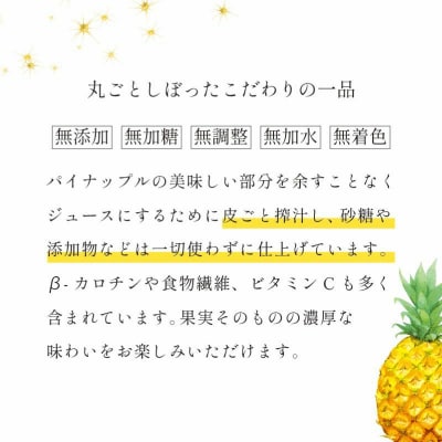 石垣島産パイナップルジュース100%直充 900ml E-038