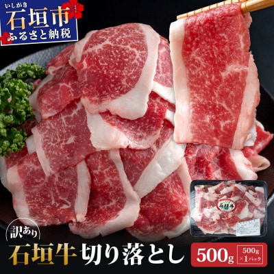 訳あり 石垣牛切り落とし 500g (500g×1パック)  KP-030
