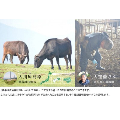 大川原高原牛　赤身モモスライス　1kg