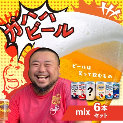ガハハビール　mix6本セット【kt013-001】