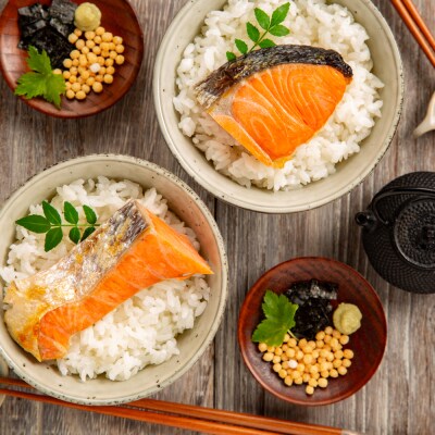 【敬老ギフト】塩紅鮭姿切身&ますいくら醤油漬けセット