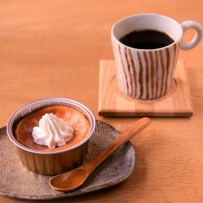 【敬老ギフト】cafe ほの香のベイクドチーズケーキ 5カップセット