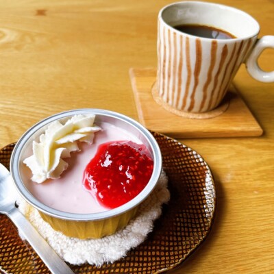 【敬老ギフト】cafe ほの香のラズベリームース 5カップセット