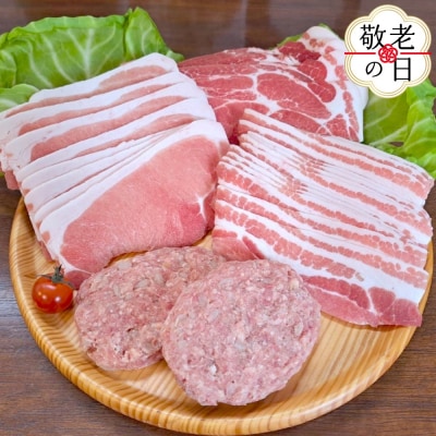 【敬老ギフト】喜多牧場の豚肉おすすめセット