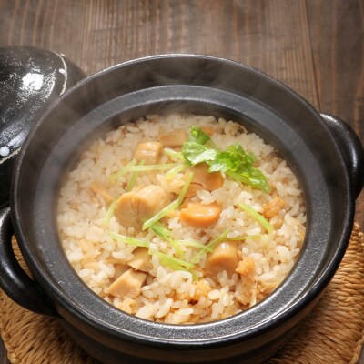 【敬老ギフト】【無添加】「紋別漁師食堂」北海道帆立ほぐしめし2個　|北海道　グルメ　海鮮　炊き込みご
