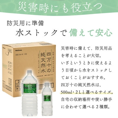 四万十の純天然水 2L × 6本 2箱セット