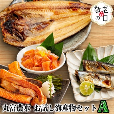 【敬老ギフト】丸富農水お試し海産物セットA