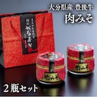 【スピード発送】 食べる味噌 豊後牛 肉みそ (2瓶) おかず味噌 ご飯のお供 おにぎりの具 調味料