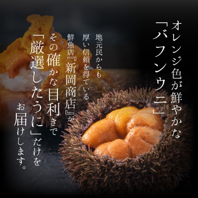 【2026年夏!新岡商店より発送】塩水バフンウニ(100g)【銀座の高級寿司店】_Y037-0340