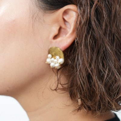 RYONA SONG ピアス　月と星モチーフ【Sサイズ】　ハンドメイドアクセサリー