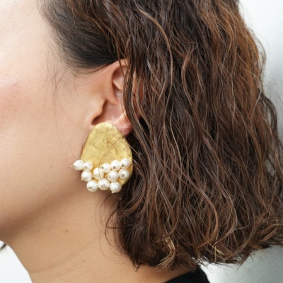 RYONA SONG イヤリング 月と星モチーフ【Lサイズ】ハンドメイドアクセサリー