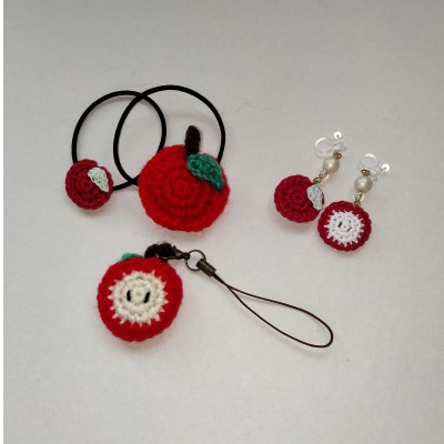 【りんご】アクセサリー&小物詰め合わせセット