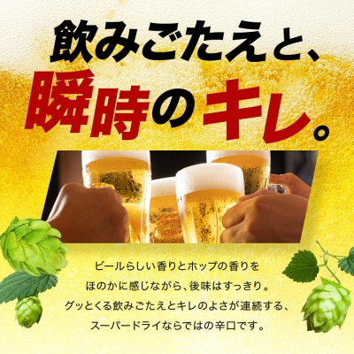 【定期便12回】ビール アサヒ スーパードライ 350ml 24本 　