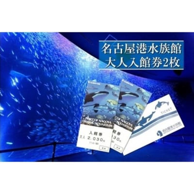 名古屋港水族館入館券(大人入館券2枚)