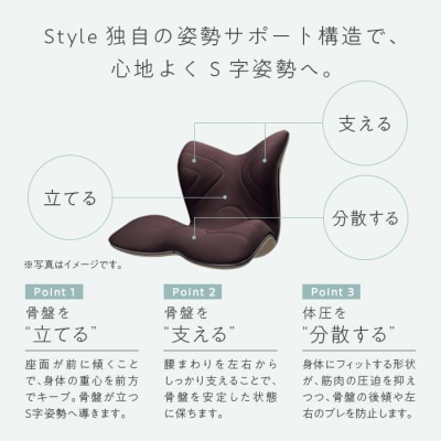 Style PREMIUM【ブラック】 | スタイルプレミアム 骨盤 椅子 座椅子 姿勢サポート