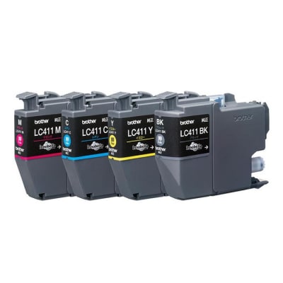 【ブラザー　純正インクカートリッジ】LC411-4PK