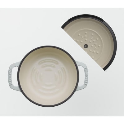 オーブンポット2 MINI 14cm【オイスターグレー】(セルフスタンディングリッド)