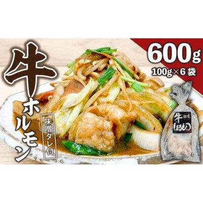 【ビールがすすむ】牛ホルモン(味噌だれ)6パック お肉の旨み弾力  おつまみ