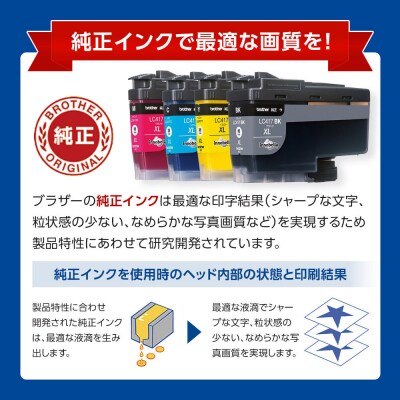 【ブラザー　純正インクカートリッジ　大容量】LC417XL-4PK