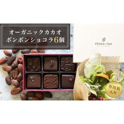 こだわり素材のボンボンショコラ6個セット　chocorico