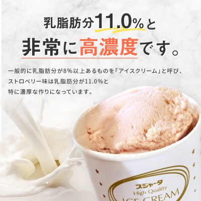 アイス ストロベリー クッキー入り 11個 シンカンセンスゴイカタイアイス