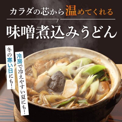 まことや天白　味噌煮込みうどん 生麺　【6パック　12食入】