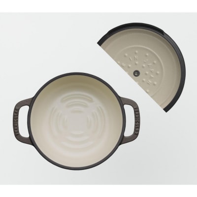 オーブンポット2 MINI 14cm【ヘーゼルナッツブラウン】(セルフスタンディングリッド)