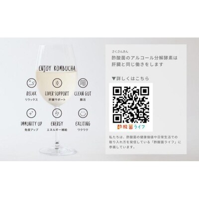 美味しく楽しめる!+KombuchaのKombucha　4本セット