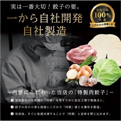 下町の空　自家製肉餃子　180個