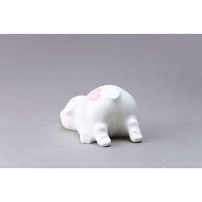 ノリタケの森フィギュア　幸せの子ブタ 寝ぶた　M063　K178
